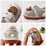 Giày sandal tập đi hình gấu
