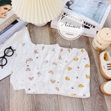 Bộ cộc hoạ tiết cài vai Akimom