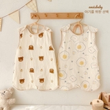 Túi ngủ xô muslin mùa hè cho bé