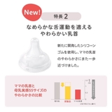Bình sữa Pigeon Softouch PPSU Plus cổ trắng thế hệ 3
