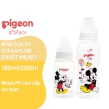Bình sữa PP Streamline Pigeon hình chuột mickey