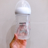 Bình sữa Philips Avent 260 ML họa tiết voi hồng