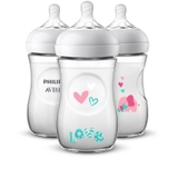 Bình sữa Philips Avent 260 ML họa tiết voi hồng