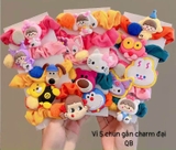 Dây cột tóc gắn charm hoạt hình dễ thương