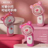 Quạt tích điện gấu dâu dễ thương