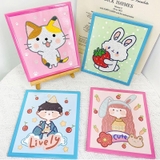 Tranh tự đính đá mini cute nhỏ cho bé