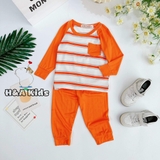 Bộ TDQD phối túi kẻ sọc Minly baby