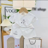 Bộ cộc tay cúc lệch Minium