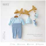 Bộ Hrnee sơ sinh cài chéo thông hơi