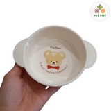 Bát nhựa hai quai cao cấp Nhật hình gấu