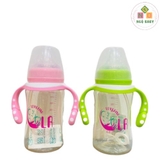 Bình sữa PPSU Lovering có quai cầm 240ml