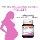 Viên uống bổ sung Acid folic Blackmores Folate