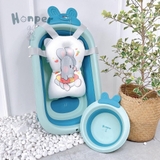 Thau tắm gấp gọn Honper hình thỏ kèm phao - HP110