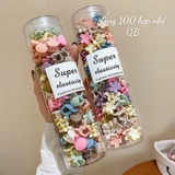 Set kẹp tóc càng cua bé gái hộp 100 chi tiết