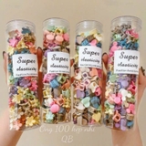 Set kẹp tóc càng cua bé gái hộp 100 chi tiết