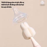 Bộ cọ rửa bình cá heo set 3 chi tiết