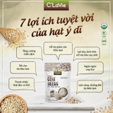 Hạt Ý Dĩ hữu cơ C'LaVie 200g