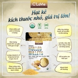 Hạt kê hữu cơ tách vỏ C'lavie 200g