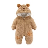 Bộ body lông bodysuit hình gấu