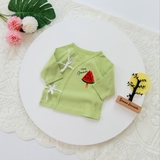 Áo sơ sinh cột dây cao cấp Bunny