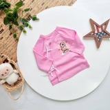 Áo sơ sinh cột dây cao cấp Bunny