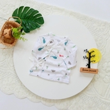 Áo sơ sinh cột dây cao cấp Bunny