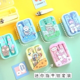 Set 2 bấm móng tay cute hộp nhựa