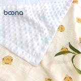 Chăn xô hạt đậu Boona vải muslin cao cấp