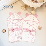 Ủ choàng xô muslin Boona có đai