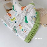 Khăn tắm xô sợi tre bo viền 4 lớp xuất Nhật (110x100cm)