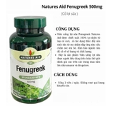 Viên uống lợi sữa Fenugreek mẫu mới