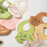 Yếm ăn dặm silicon cho bé Cocobear