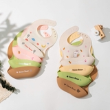 Yếm ăn dặm silicon cho bé Cocobear