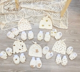 Set btbc họa tiết kèm mũ cột Anchee
