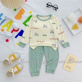 Bộ dài tay thun lạnh Minsumom