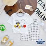 Bộ lửng thun lạnh Minkymom in hình cho bé