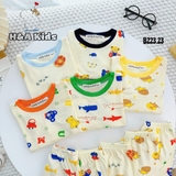 Bộ dài tay Minky Mom in họa tiết toàn thân