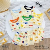 Bộ dài tay Minky Mom in họa tiết toàn thân