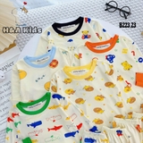Bộ dài tay Minky Mom in họa tiết toàn thân
