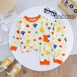 Bộ dài tay Minky Mom in họa tiết toàn thân