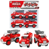 Combo 4 xe mô hình cứu hỏa cho bé
