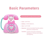 Điện thoại để bàn nghe nhạc, kể chuyện cho bé