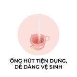 Bình uống nước kèm ống hút hình hươu 450ML cho bé
