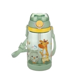Bình uống nước kèm ống hút hình hươu 450ML cho bé