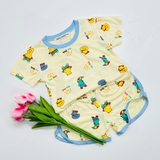 Bộ Minly Baby cộc tay in hình quần vạt bầu