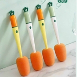 Cọ rửa bình sữa đa năng 3in1 hình cà rốt cán dài