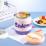 Bình ủ cháo Tedemei 530ML cao cấp kèm muỗng