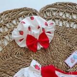 Body dâu đỏ dài tay kèm mũ
