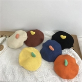 Mũ beret len dệt cho bé