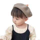 Mũ beret len dệt cho bé